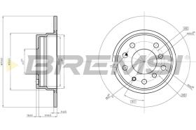 Bremsi CD6165V - DISCO DE FRENO | BRAKE DISCS