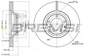 Bremsi CD6168V - DISCO DE FRENO | BRAKE DISCS