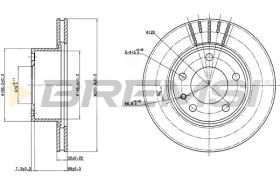 Bremsi CD6173V - DISCO DE FRENO | BRAKE DISCS