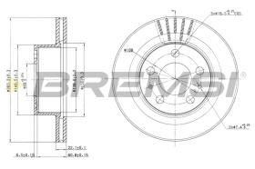 Bremsi CD6174V - DISCO DE FRENO | BRAKE DISCS