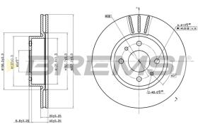 Bremsi CD6176V - DISCO DE FRENO | BRAKE DISCS