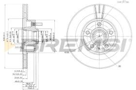 Bremsi CD6177V - DISCO DE FRENO | BRAKE DISCS