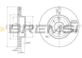 Bremsi CD6178V - DISCO DE FRENO | BRAKE DISCS