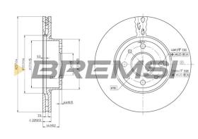 Bremsi CD6178V - DISCHI FRENO | BRAKE DISCS