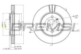 Bremsi CD6182V - DISCO DE FRENO | BRAKE DISCS