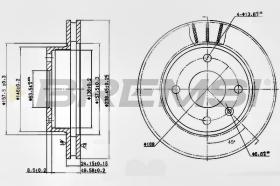 Bremsi CD6183V - DISCO DE FRENO | BRAKE DISCS