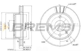 Bremsi CD6183V - DISCHI FRENO | BRAKE DISCS