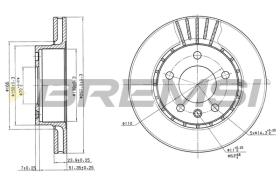 Bremsi CD6188V - DISCO DE FRENO | BRAKE DISCS