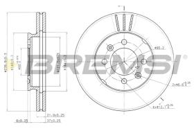 Bremsi CD6189V - DISCO DE FRENO | BRAKE DISCS