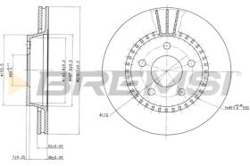 Bremsi CD6190V - DISCO DE FRENO | BRAKE DISCS