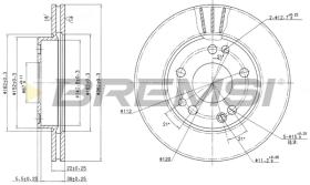 Bremsi CD6191V - DISCO DE FRENO | BRAKE DISCS