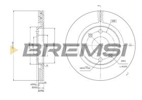 Bremsi CD6192V - DISCO DE FRENO | BRAKE DISCS