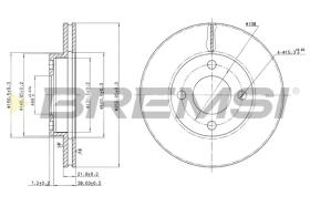 Bremsi CD6193V - DISCO DE FRENO | BRAKE DISCS