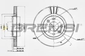 Bremsi CD6199V - DISCO DE FRENO | BRAKE DISCS