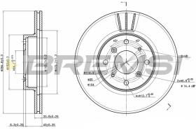 Bremsi CD6201V - DISCO DE FRENO | BRAKE DISCS