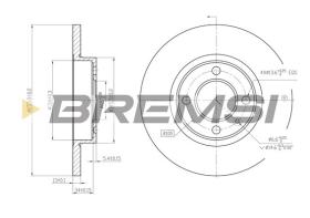 Bremsi CD6205S - DISCO DE FRENO | BRAKE DISCS