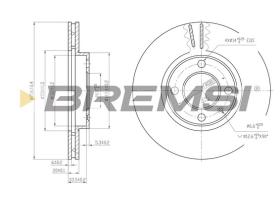 Bremsi CD6207V - DISCO DE FRENO | BRAKE DISCS