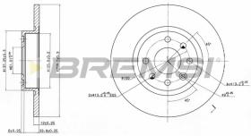 Bremsi CD6213S - DISCO DE FRENO | BRAKE DISCS