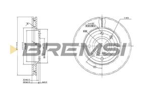 Bremsi CD6214V - DISCO DE FRENO | BRAKE DISCS