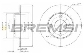 Bremsi CD6216S - DISCO DE FRENO | BRAKE DISCS