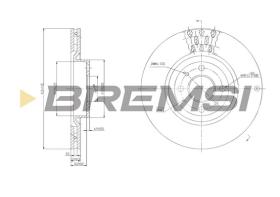 Bremsi CD6220V - DISCO DE FRENO | BRAKE DISCS