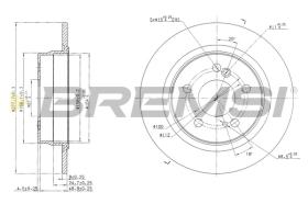 Bremsi CD6224S - DISCO DE FRENO | BRAKE DISCS