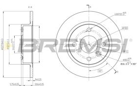 Bremsi CD6226S - DISCO DE FRENO | BRAKE DISCS