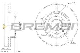 Bremsi CD6227V - DISCO DE FRENO | BRAKE DISCS
