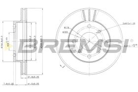 Bremsi CD6234V - DISCO DE FRENO | BRAKE DISCS