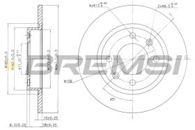 Bremsi CD6238S - DISCO DE FRENO | BRAKE DISCS
