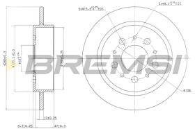 Bremsi CD6241S - DISCO DE FRENO | BRAKE DISCS