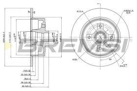 Bremsi CD6242S - DISCO DE FRENO | BRAKE DISCS
