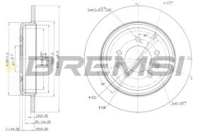 Bremsi CD6245S - DISCO DE FRENO | BRAKE DISCS