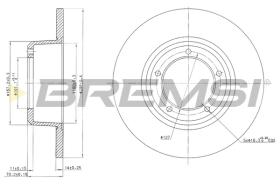 Bremsi CD6246S - DISCO DE FRENO | BRAKE DISCS