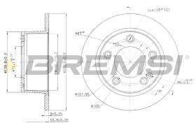 Bremsi CD6247S - DISCO DE FRENO | BRAKE DISCS