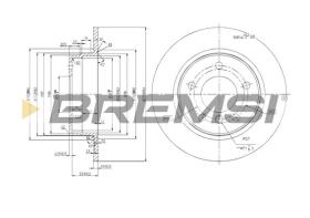 Bremsi CD6249S - DISCO DE FRENO | BRAKE DISCS