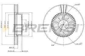 Bremsi CD6255V - DISCO DE FRENO | BRAKE DISCS