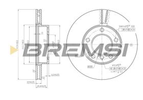 Bremsi CD6258V - DISCO DE FRENO | BRAKE DISCS