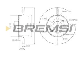 Bremsi CD6261V - DISCO DE FRENO | BRAKE DISCS