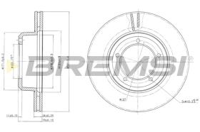 Bremsi CD6262V - DISCO DE FRENO | BRAKE DISCS