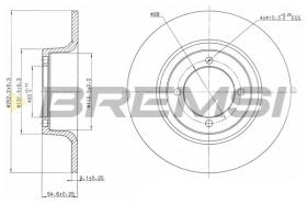 Bremsi CD6274S - DISCO DE FRENO | BRAKE DISCS