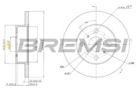 Bremsi CD6279S - DISCO DE FRENO | BRAKE DISCS