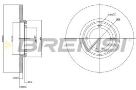 Bremsi CD6280S - DISCO DE FRENO | BRAKE DISCS