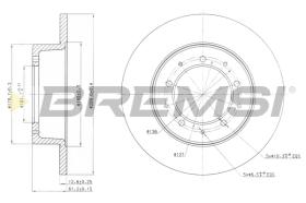 Bremsi CD6283S - DISCO DE FRENO | BRAKE DISCS