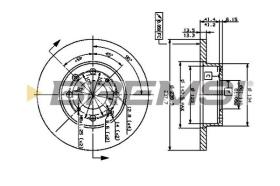 Bremsi CD6285S - DISCO DE FRENO | BRAKE DISCS