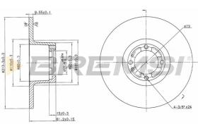 Bremsi CD6286S - DISCO DE FRENO | BRAKE DISCS