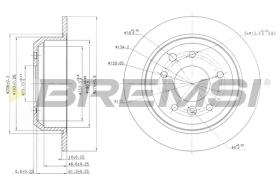 Bremsi CD6287S - DISCO DE FRENO | BRAKE DISCS