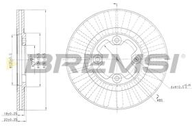 Bremsi CD6291V - DISCO DE FRENO | BRAKE DISCS