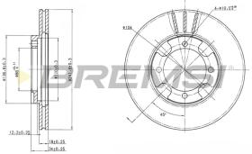 Bremsi CD6293V - DISCO DE FRENO | BRAKE DISCS