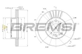 Bremsi CD6294V - DISCO DE FRENO | BRAKE DISCS